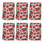 Poinsettia Floral Hand Towels (6 Pcs) - DeRose Seasonal
