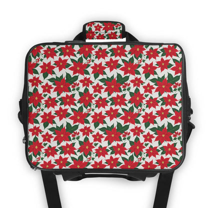 Poinsettia Floral Insulated Leakproof Cooler Bag Lunch Box - DeRose Seasonal