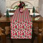 Poinsettia Floral Polyester Table Runner - DeRose Seasonal