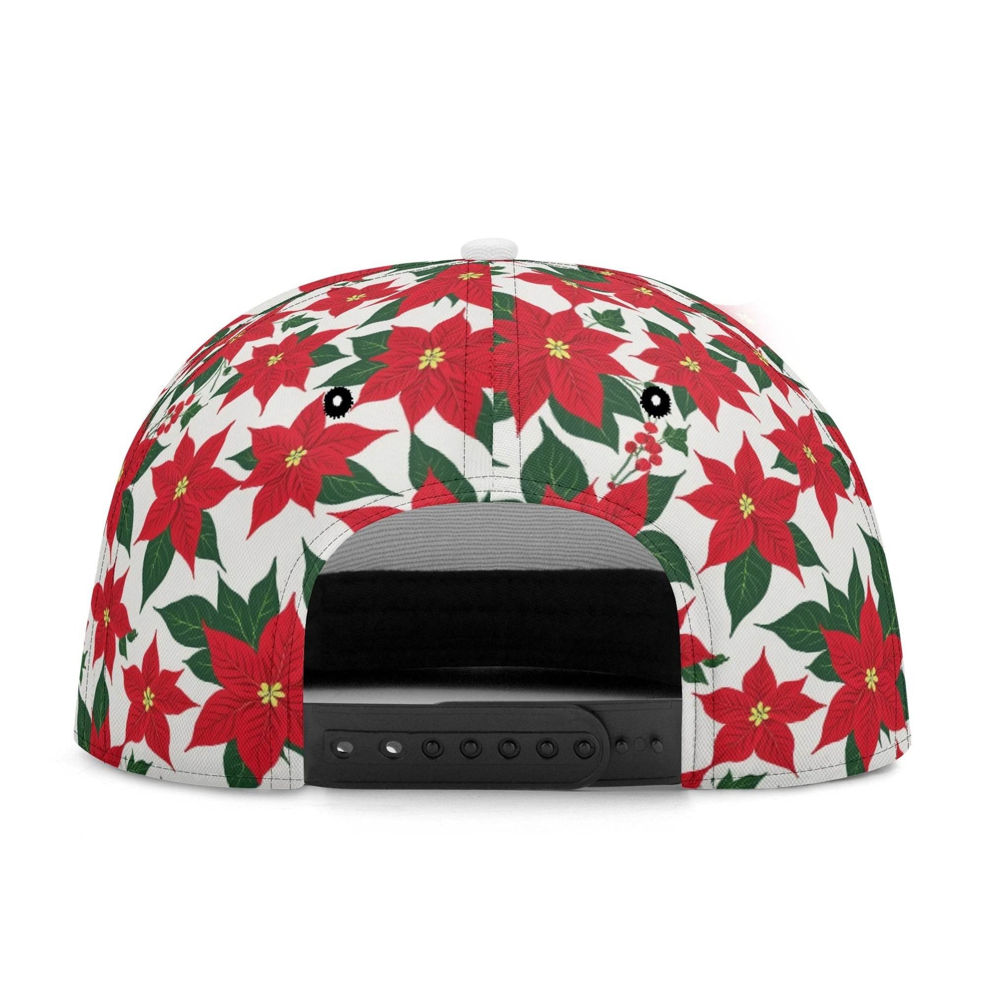 Poinsettia Floral Unisex Classic Snapbacks - DeRose Seasonal