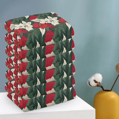 Poinsettia Hand Towels (6 Pcs) - DeRose Seasonal