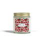 Poinsettia Scented Coconut Apricot Candles (4oz, 9oz) - DeRose Seasonal