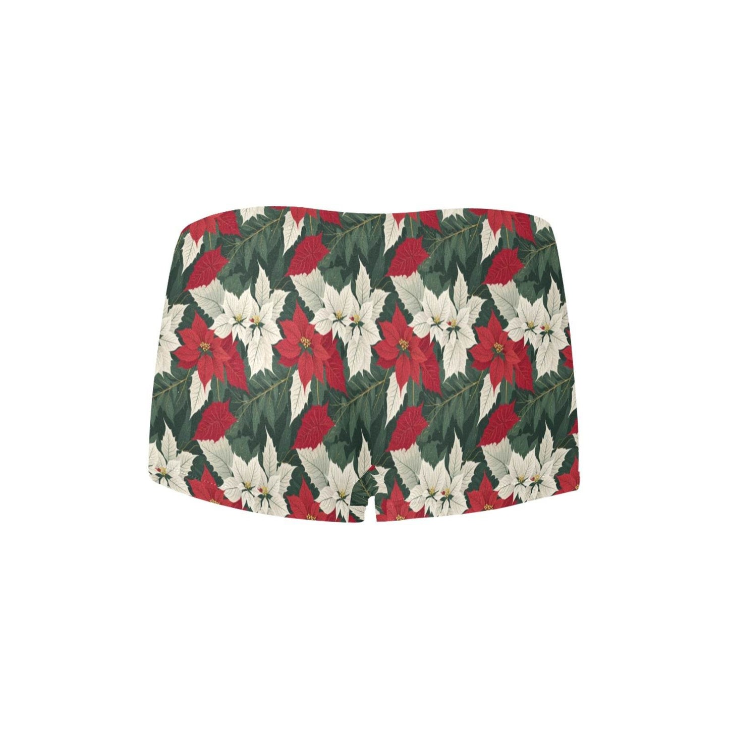 Poinsettia Women's Underwear Shorts - DeRose Seasonal