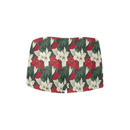 Poinsettia Women's Underwear Shorts - DeRose Seasonal