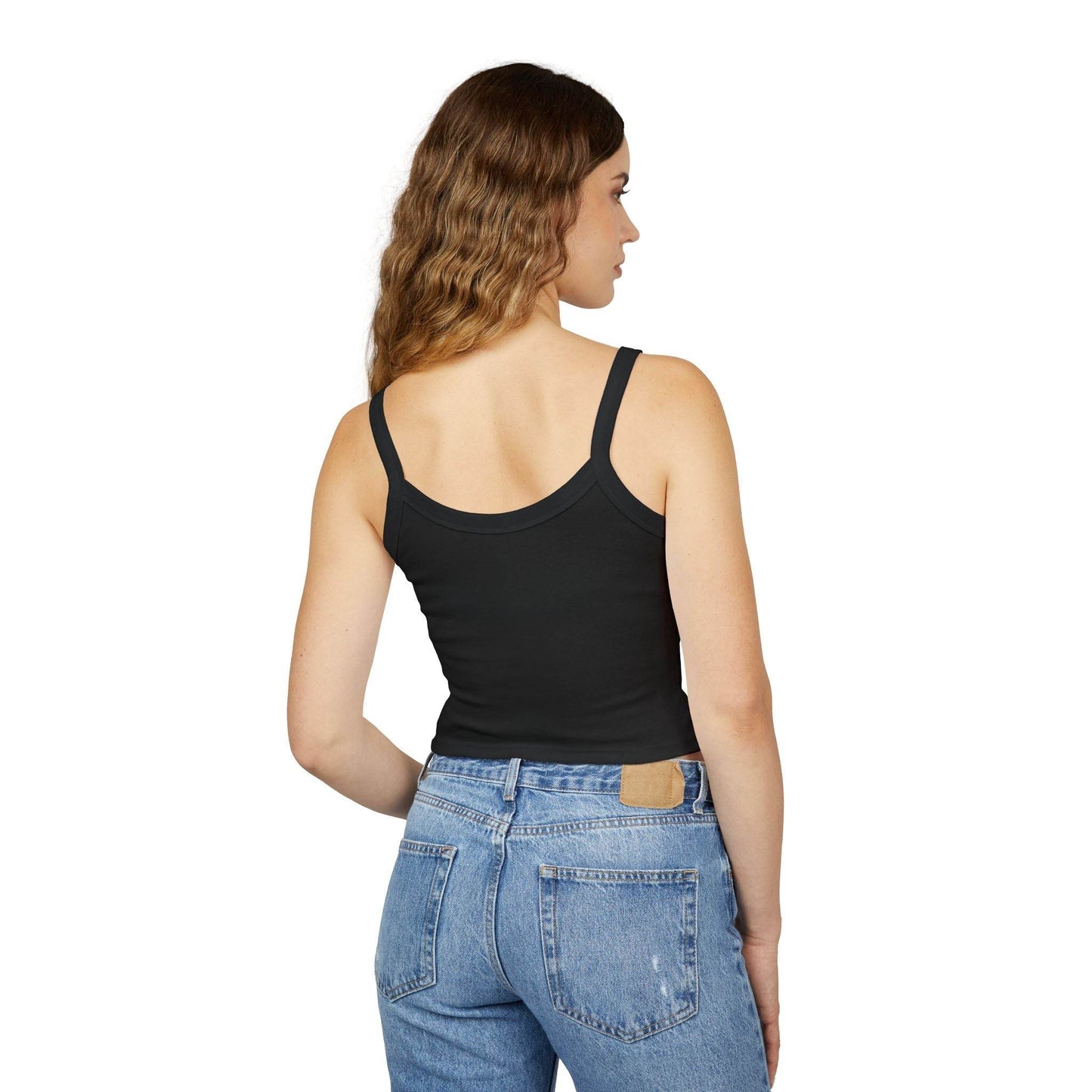 Pumpkin Jack Womens Spaghetti Strap Tank Top - DeRose Seasonal