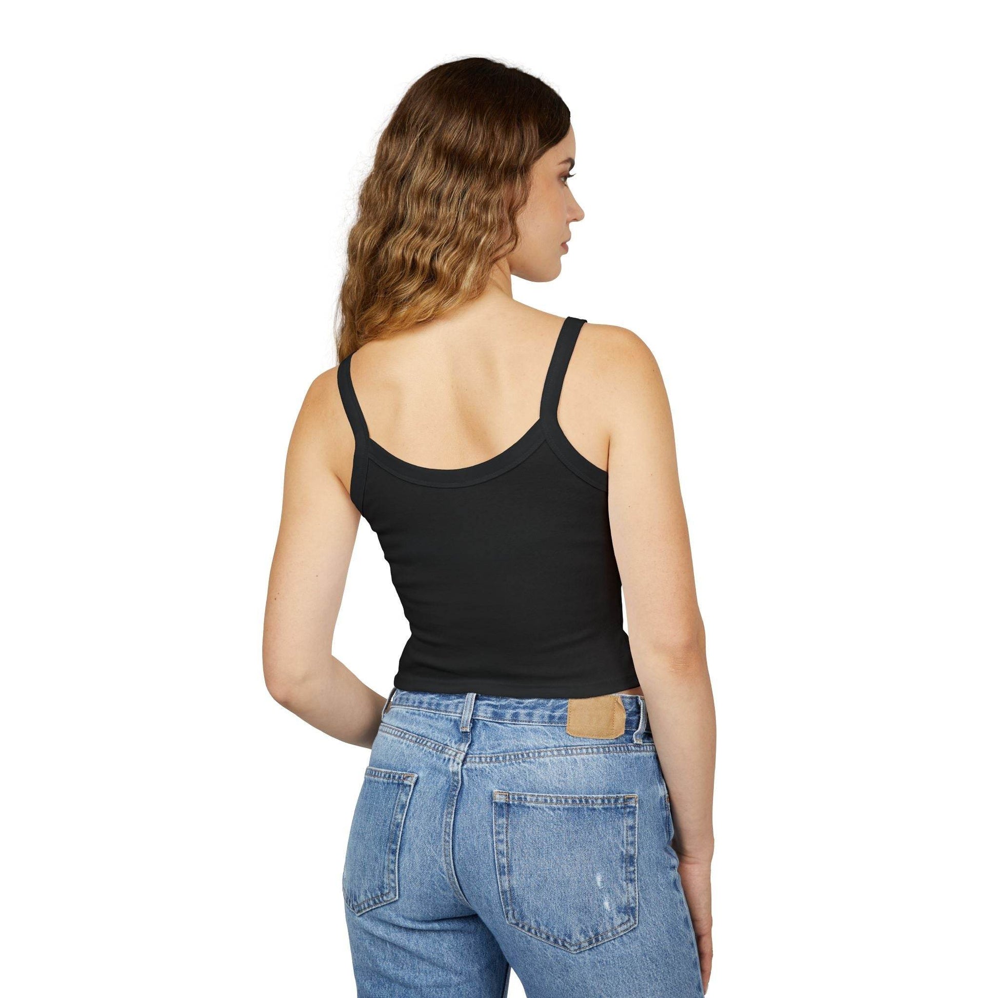 Pumpkin Jack Womens Spaghetti Strap Tank Top - DeRose Seasonal