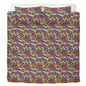 Purple and Green Cute Pumpkins 3 Pcs Beddings - DeRose Seasonal