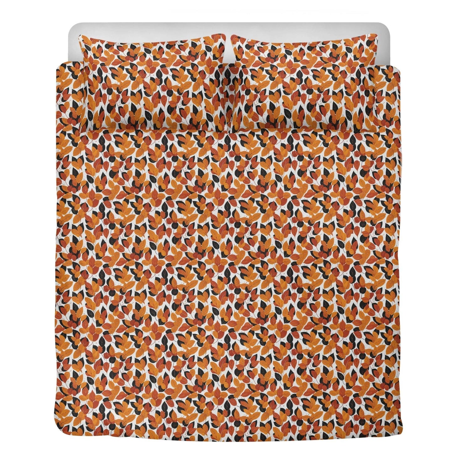 Red Autumn 3 Pcs Beddings - DeRose Seasonal