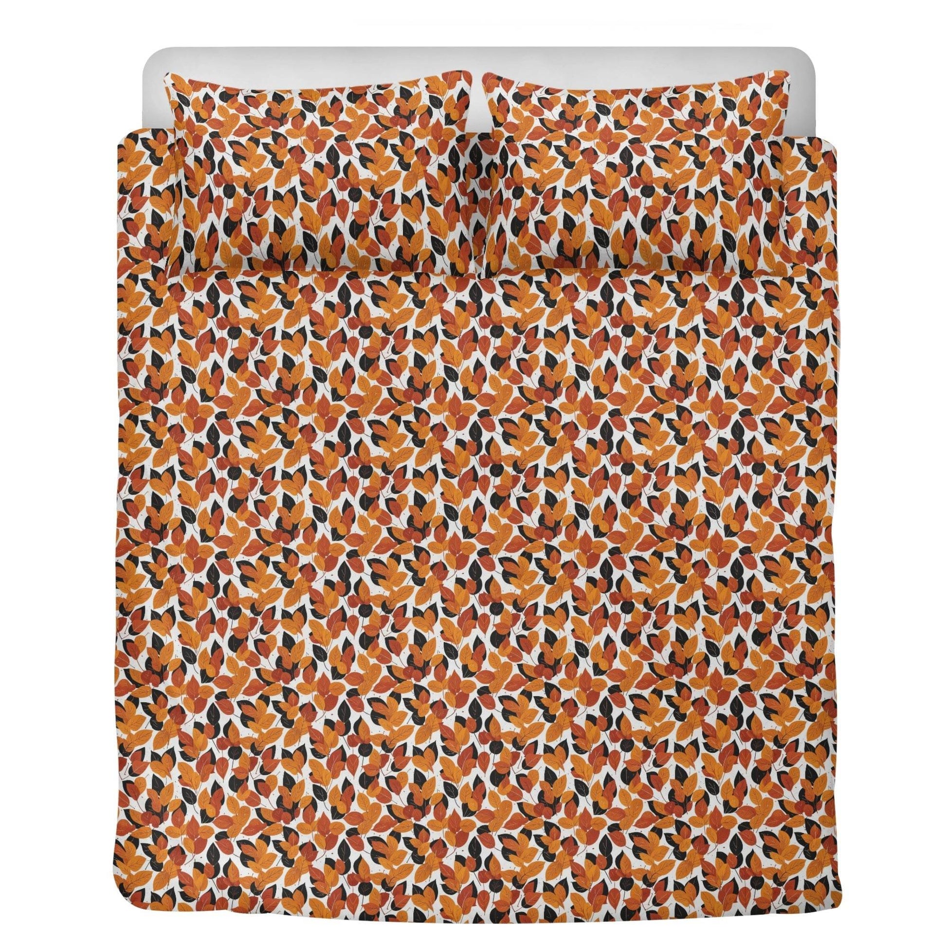 Red Autumn 3 Pcs Beddings - DeRose Seasonal