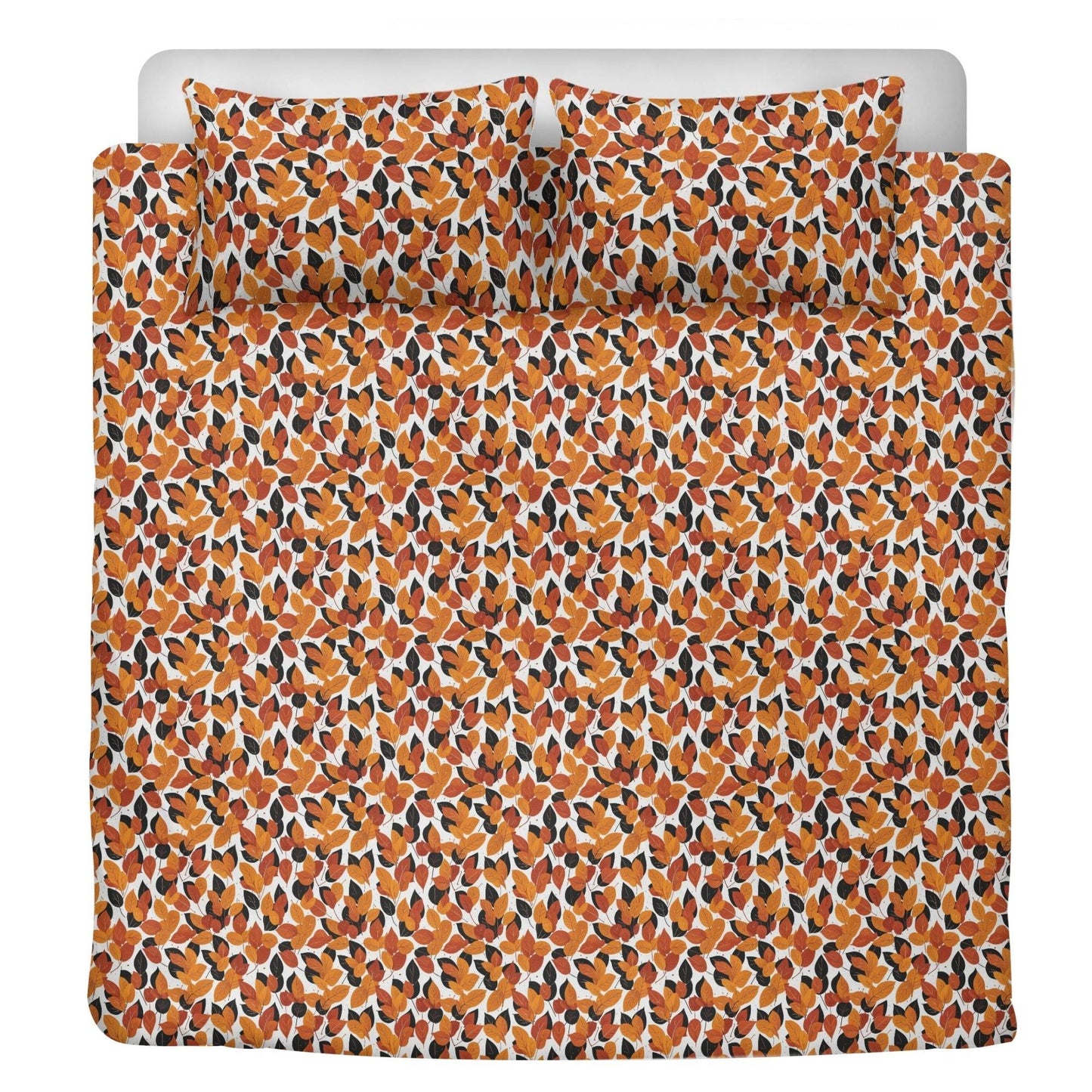 Red Autumn 3 Pcs Beddings - DeRose Seasonal