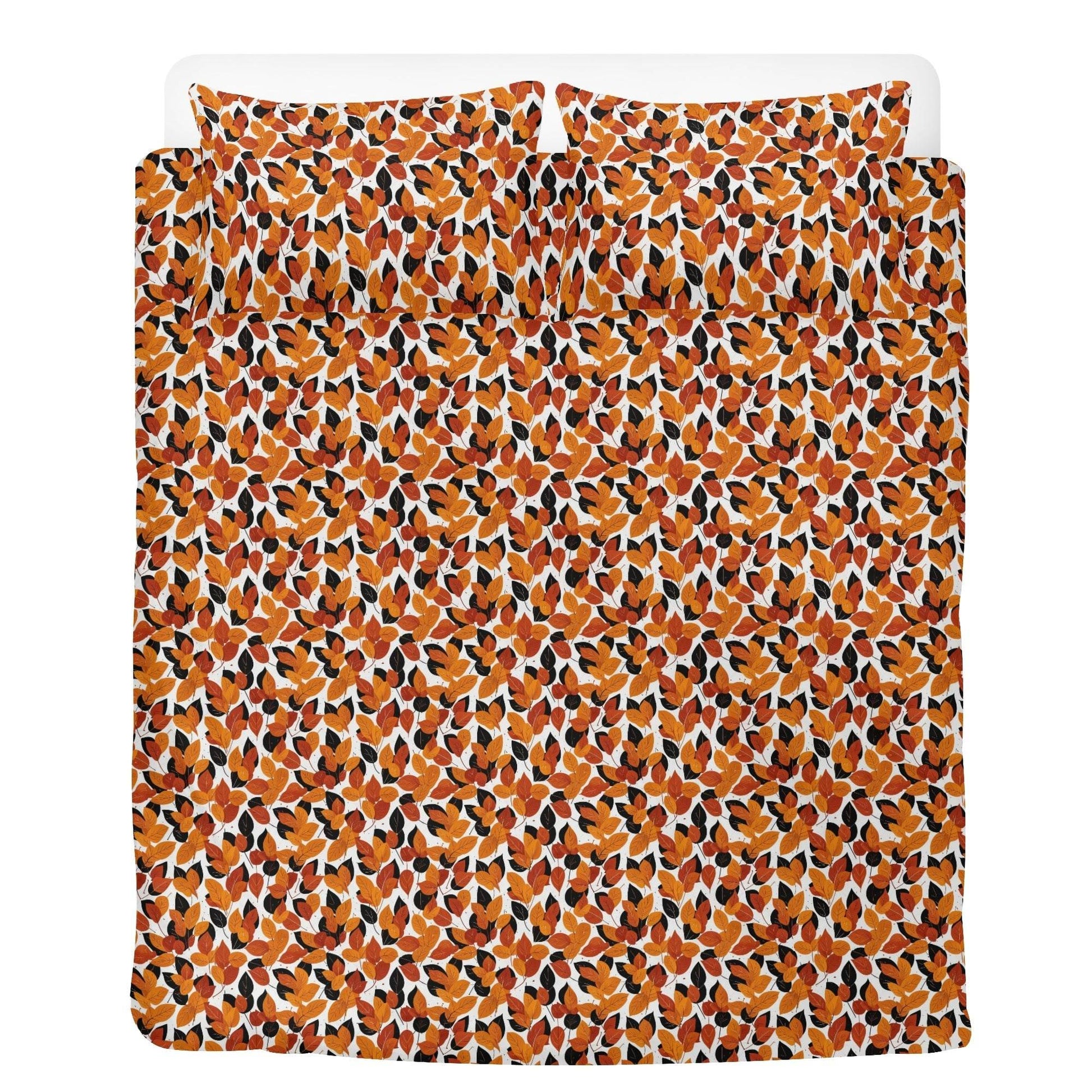 Red Autumn 3 Pcs Beddings - DeRose Seasonal