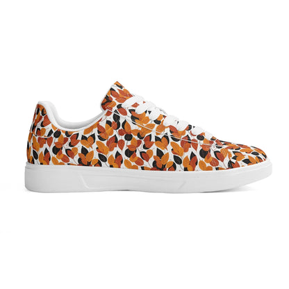 Red Autumn Adult Lightweight Brand Low Top Leather Shoes - DeRose Seasonal