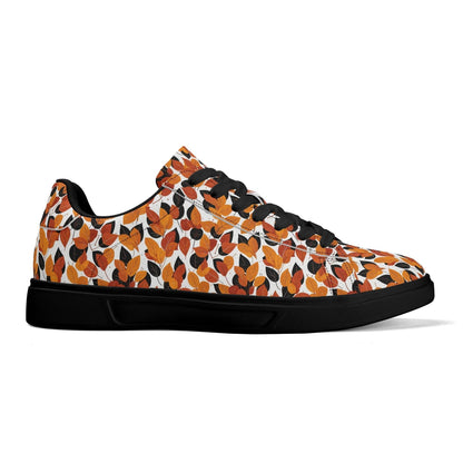 Red Autumn Adult Lightweight Brand Low Top Leather Shoes - DeRose Seasonal