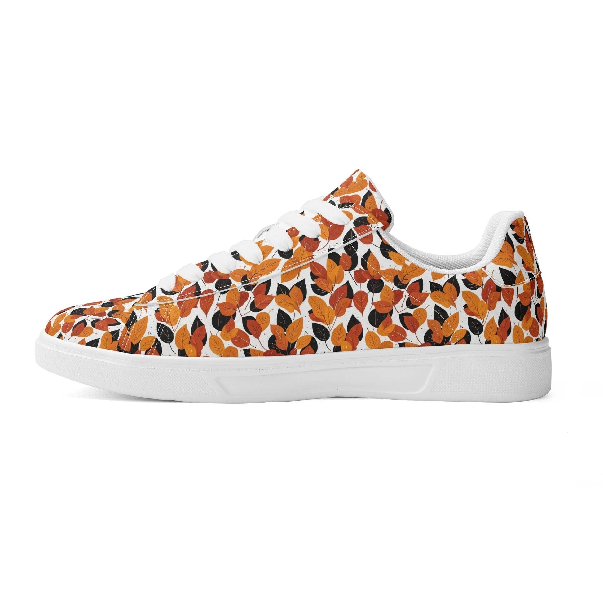 Red Autumn Adult Lightweight Brand Low Top Leather Shoes - DeRose Seasonal