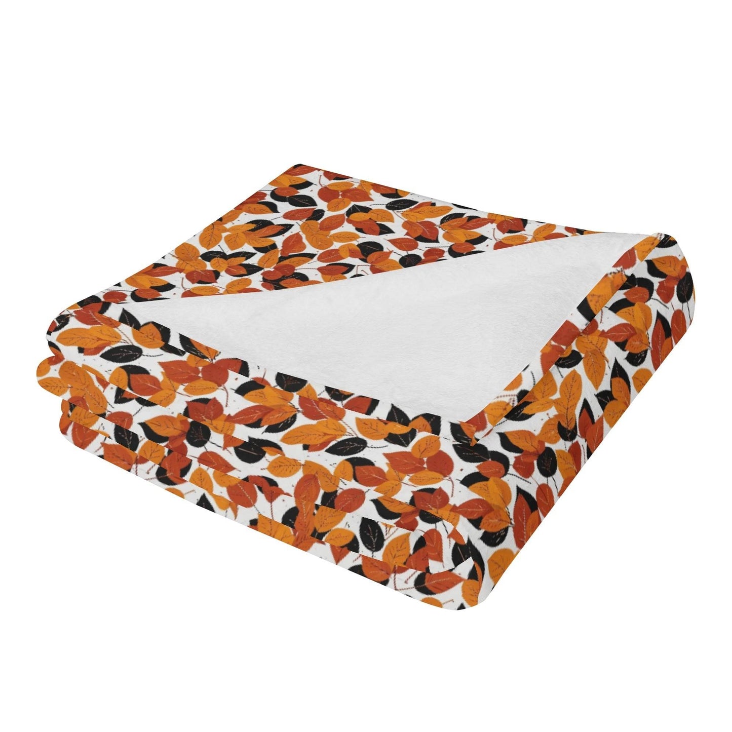 Red Autumn Flannel Breathable Blanket 4 Sizes - DeRose Seasonal