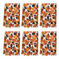 Red Autumn Hand Towels (6 Pcs) - DeRose Seasonal
