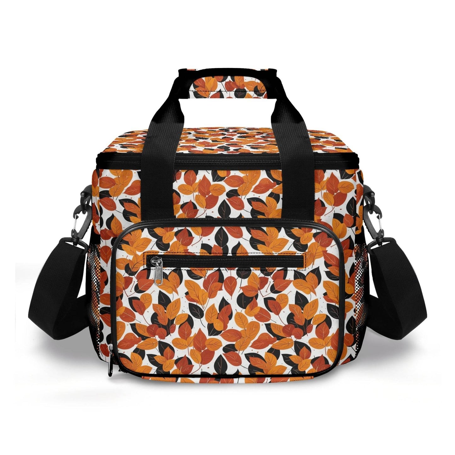 Red Autumn Insulated Leakproof Cooler Bag Lunch Box - DeRose Seasonal