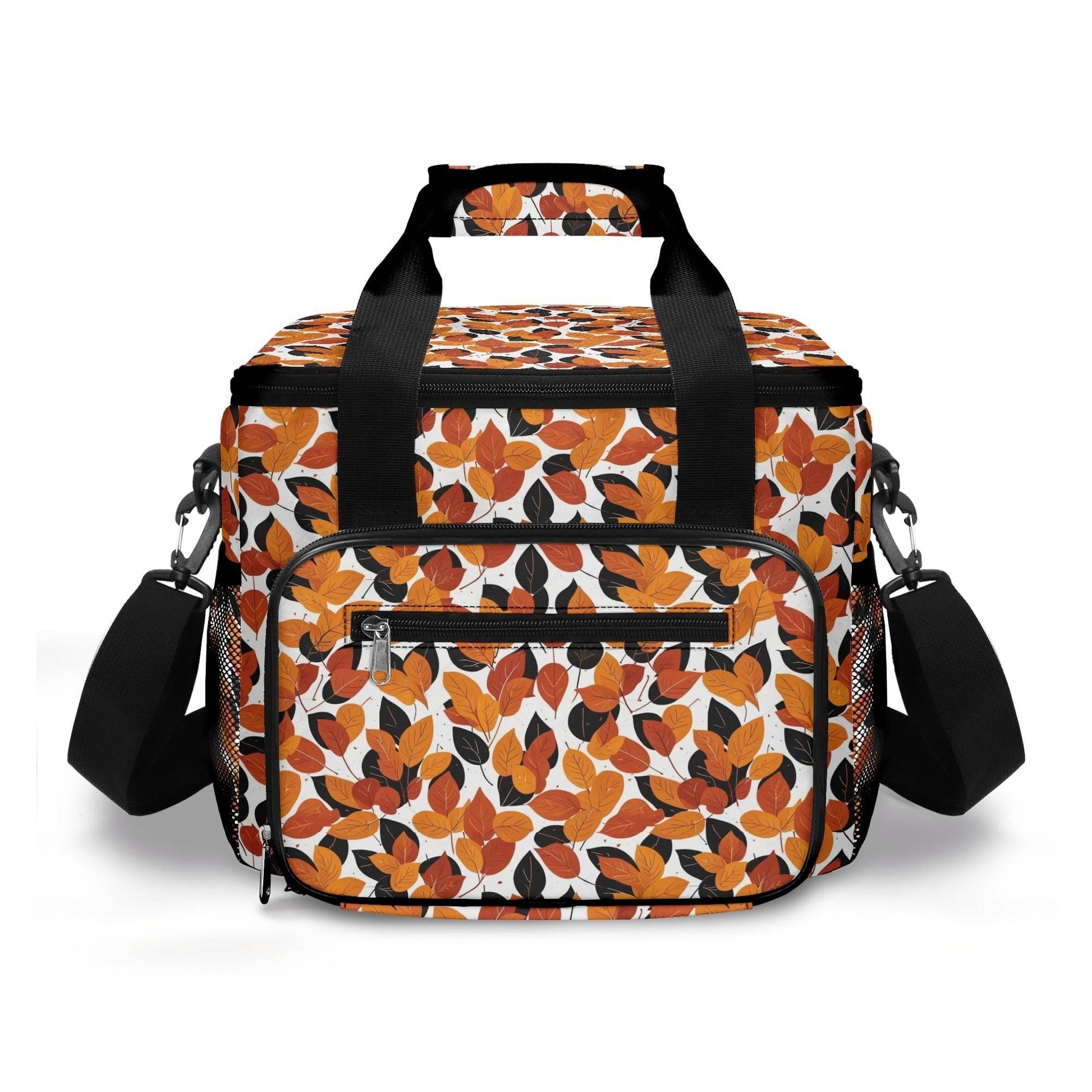 Red Autumn Insulated Leakproof Cooler Bag Lunch Box - DeRose Seasonal
