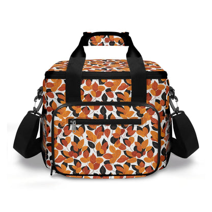 Red Autumn Insulated Leakproof Cooler Bag Lunch Box - DeRose Seasonal