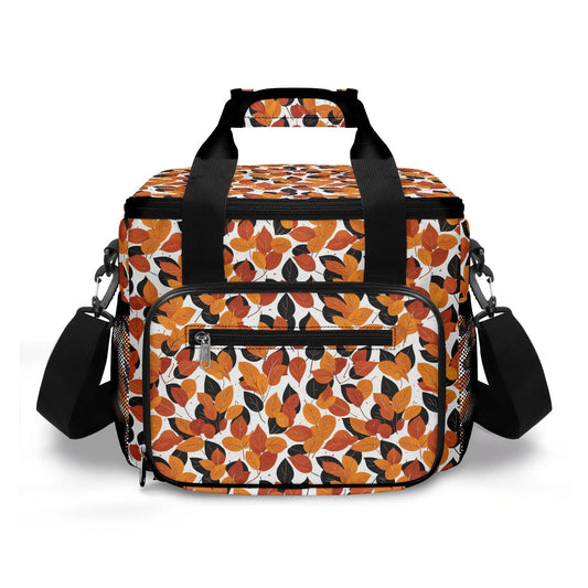 Red Autumn Insulated Leakproof Cooler Bag Lunch Box - DeRose Seasonal