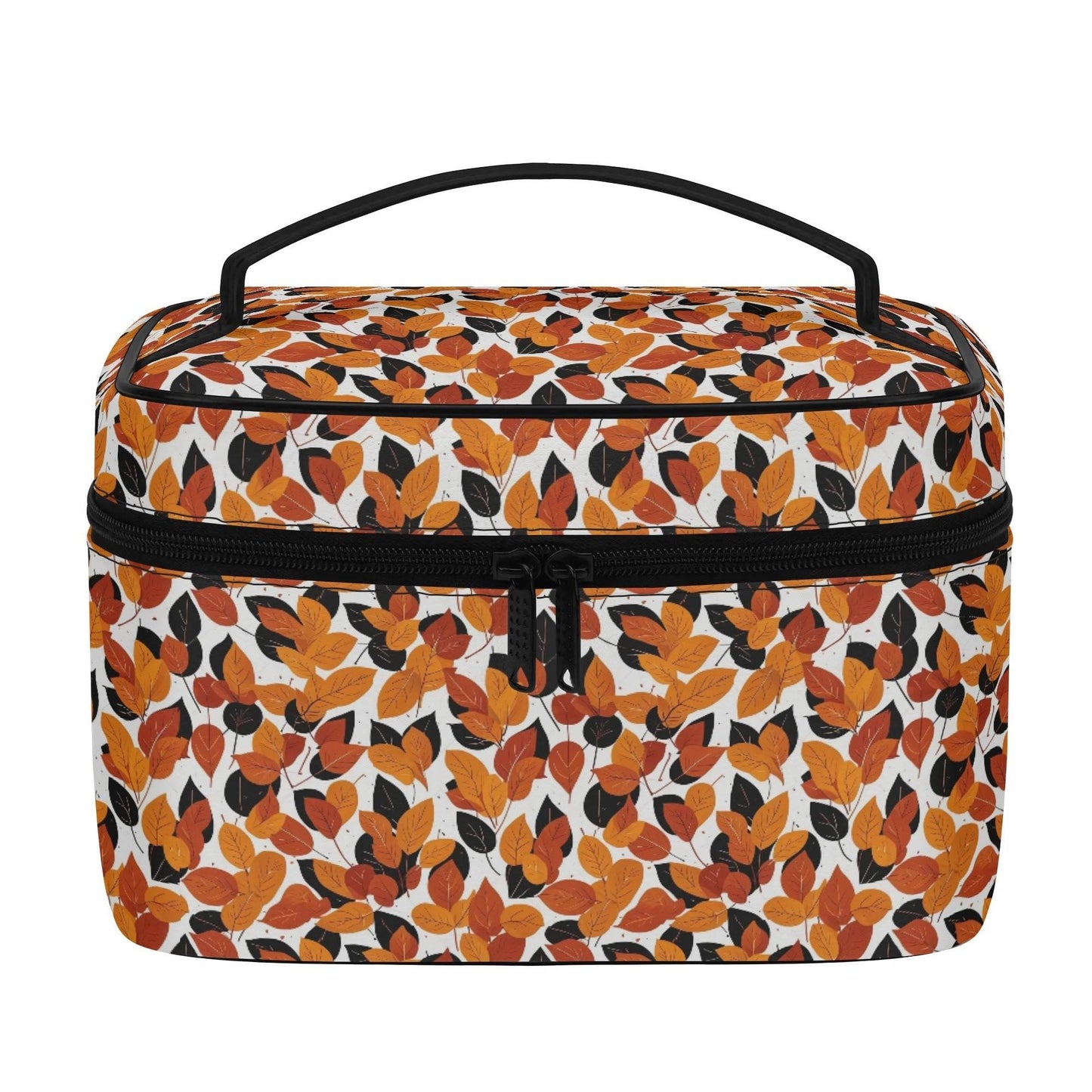 Red Autumn Leather Cosmetic Bag - DeRose Seasonal