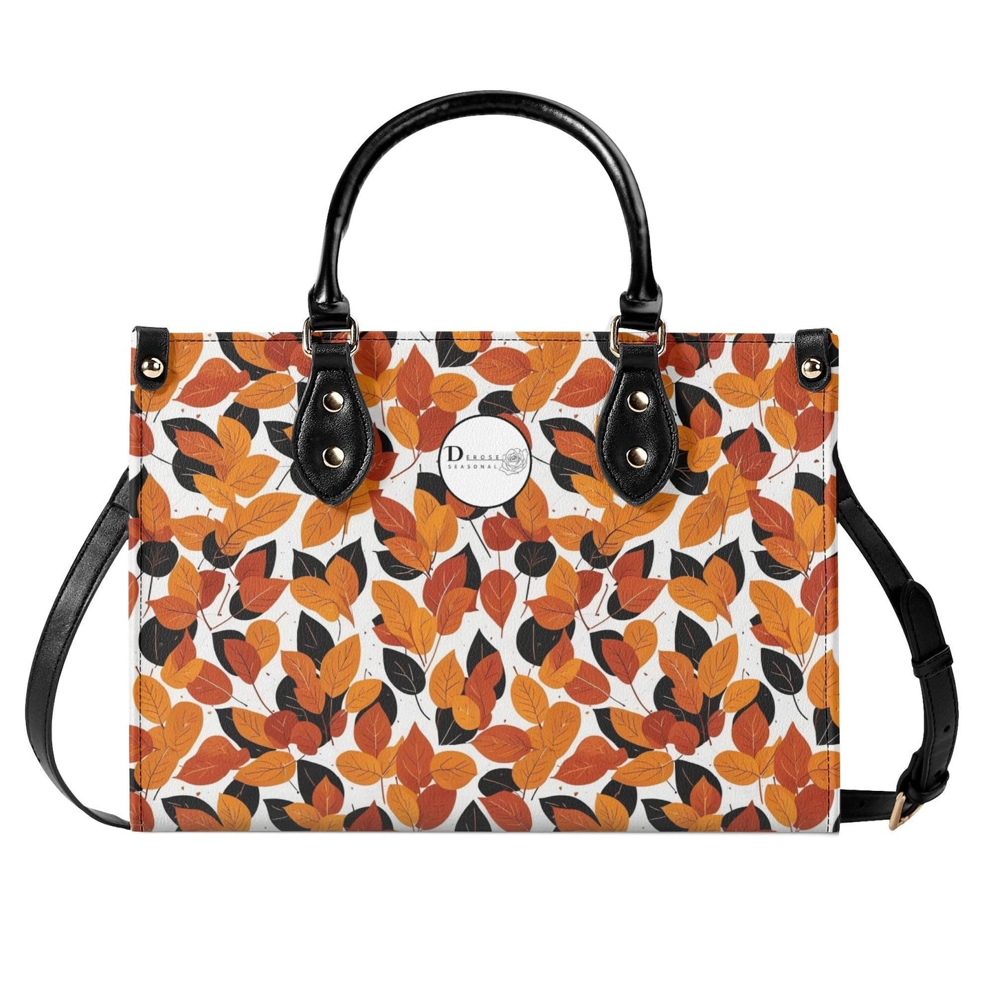 Red Autumn Luxury Women Leather Handbag (3 sizes) - DeRose Seasonal