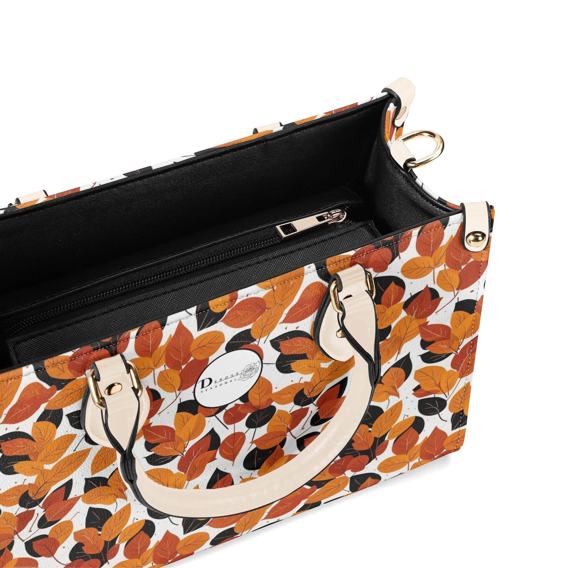 Red Autumn Luxury Women Leather Handbag (3 sizes) - DeRose Seasonal