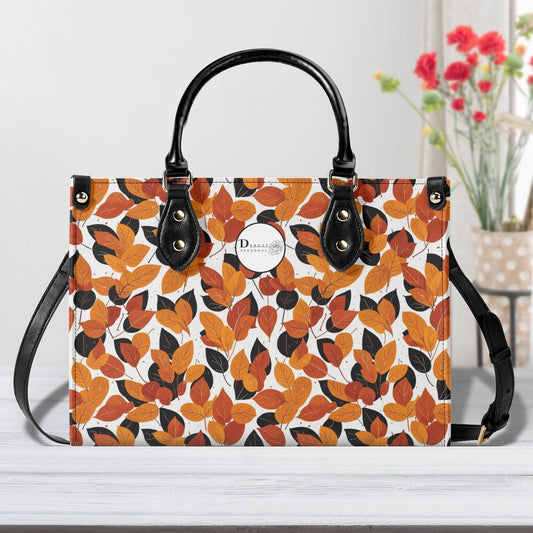 Red Autumn Luxury Women Leather Handbag (3 sizes) - DeRose Seasonal