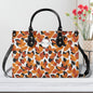 Red Autumn Luxury Women Leather Handbag (3 sizes) - DeRose Seasonal