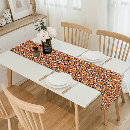 Red Autumn Polyester Table Runner - DeRose Seasonal