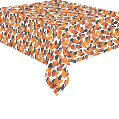 Red Autumn Polyester Tablecloth Polyester Tablecloth 70"x 52" DeRose Seasonal