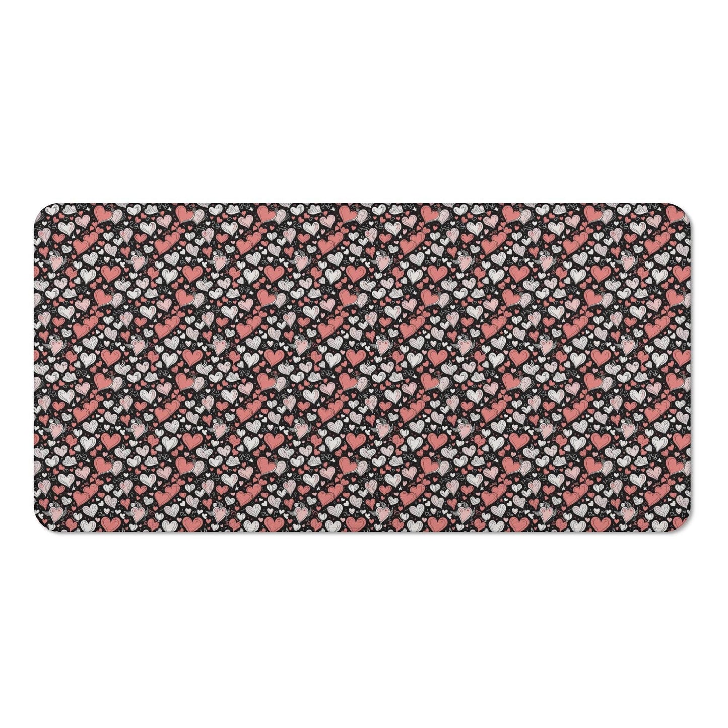 Red Hearts Bath Towel - DeRose Seasonal