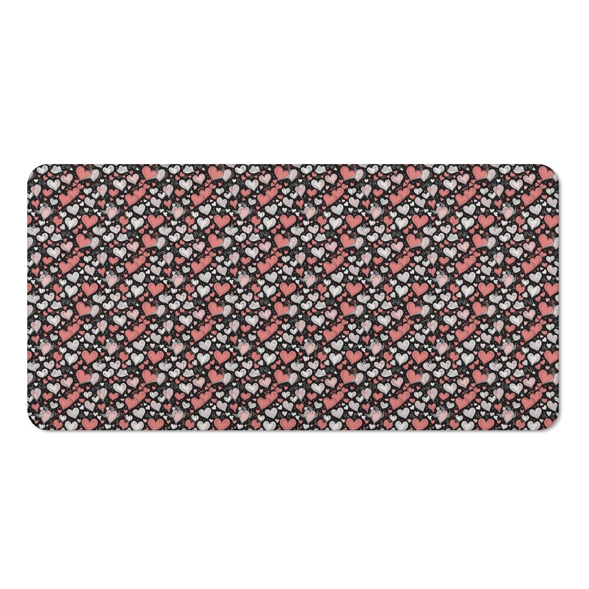 Red Hearts Bath Towel - DeRose Seasonal