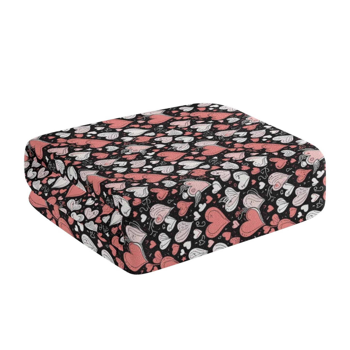 Red Hearts Bath Towel - DeRose Seasonal
