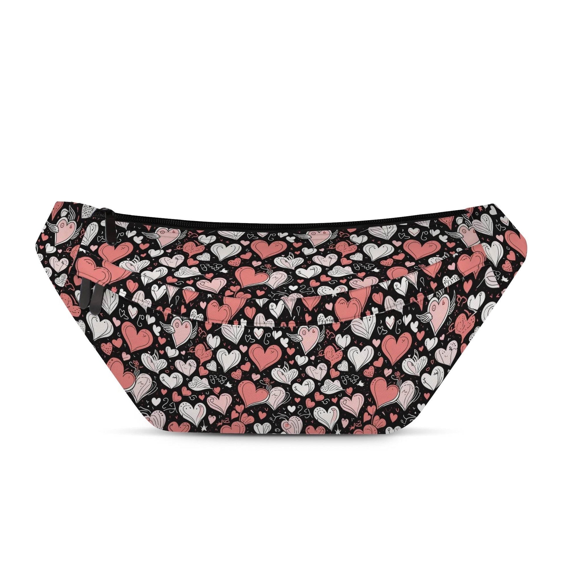 Red Hearts Fanny Pack - DeRose Seasonal