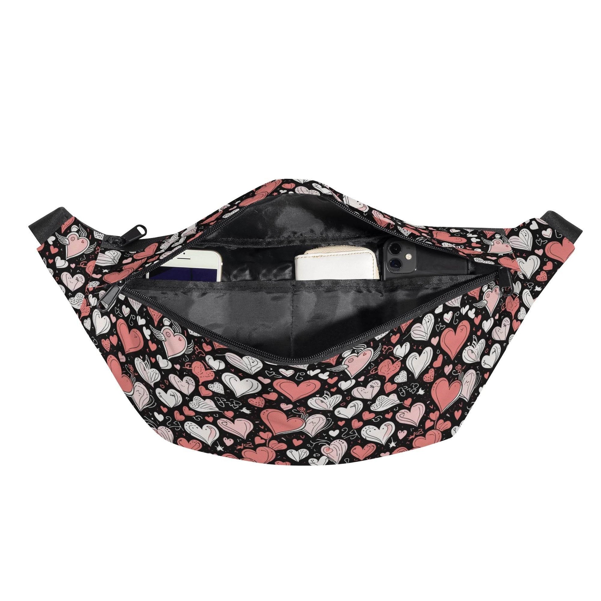 Red Hearts Fanny Pack - DeRose Seasonal