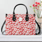 Red Hearts Luxury Women Leather Handbag (3 sizes) - DeRose Seasonal