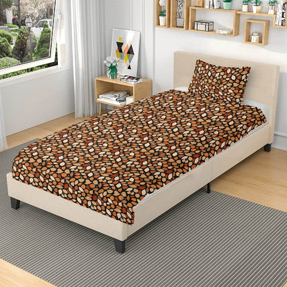 Red Leaves 3 Pcs Beddings - DeRose Seasonal