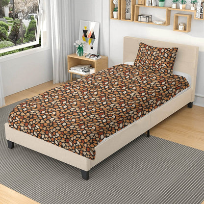 Red Leaves 3 Pcs Beddings - DeRose Seasonal