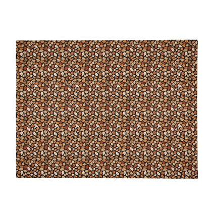 Red Leaves Flannel Breathable Blanket 4 Sizes - DeRose Seasonal