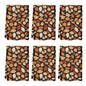 Red Leaves Hand Towels (6 Pcs) - DeRose Seasonal