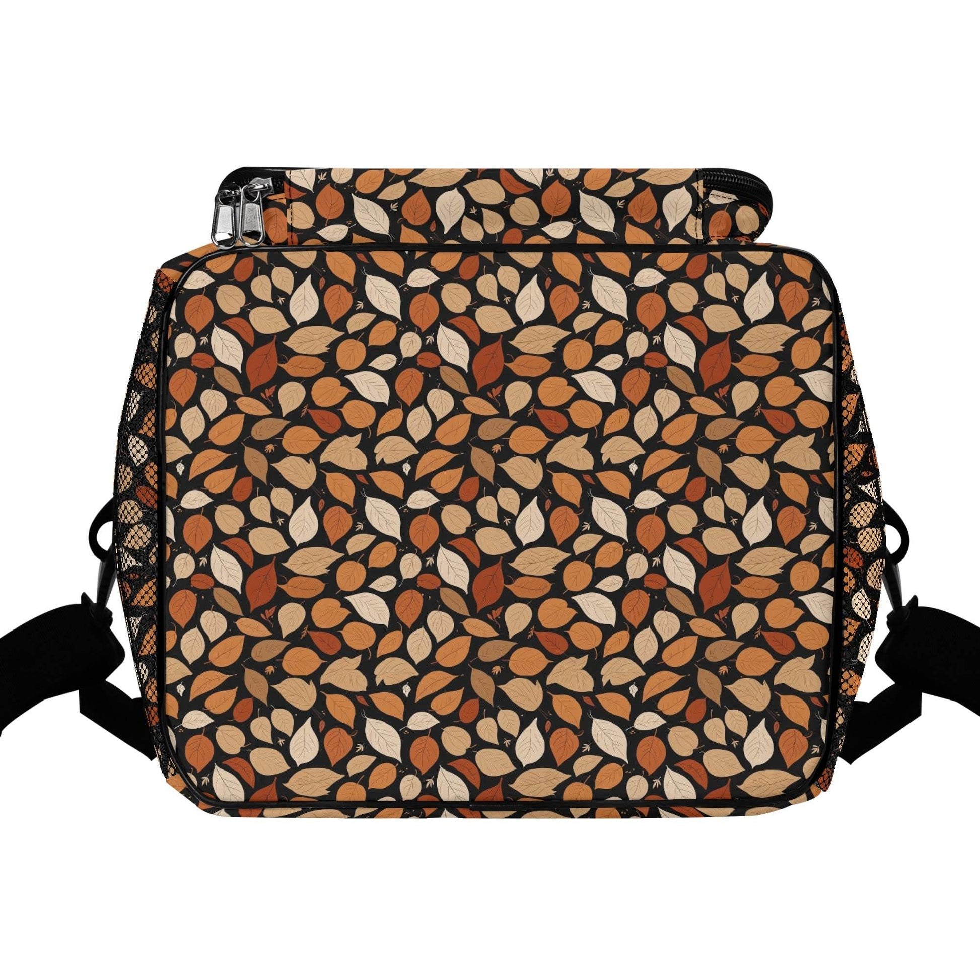 Red Leaves Insulated Leakproof Cooler Bag Lunch Box - DeRose Seasonal