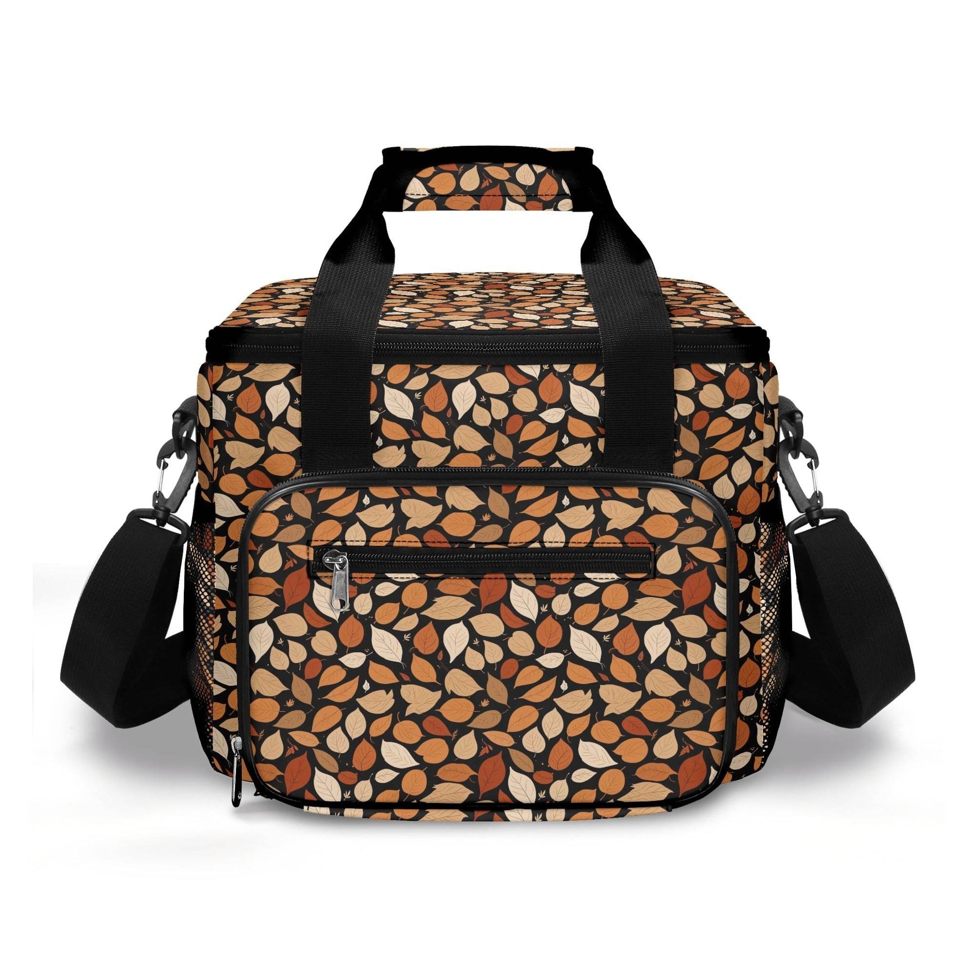 Red Leaves Insulated Leakproof Cooler Bag Lunch Box - DeRose Seasonal