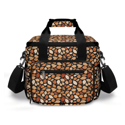 Red Leaves Insulated Leakproof Cooler Bag Lunch Box - DeRose Seasonal