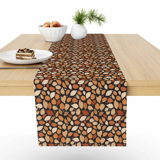 Red Leaves Polyester Table Runner - DeRose Seasonal
