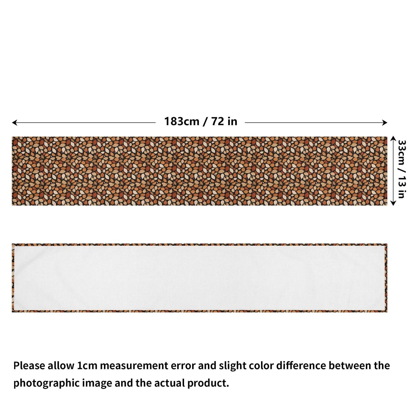 Red Leaves Polyester Table Runner - DeRose Seasonal