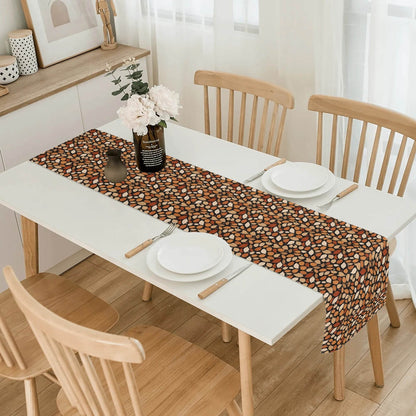 Red Leaves Polyester Table Runner - DeRose Seasonal