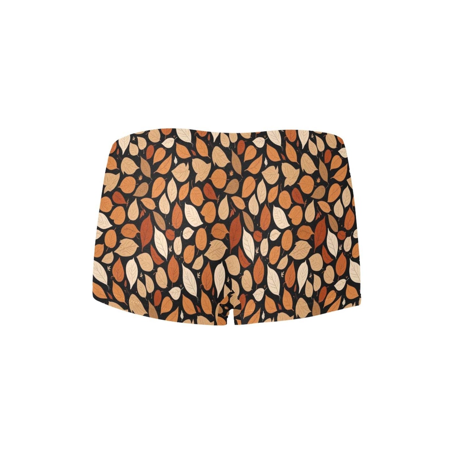 Red Leaves Women's Underwear Briefs Women's Boyshort Panties (Model L31) - DeRose Seasonal