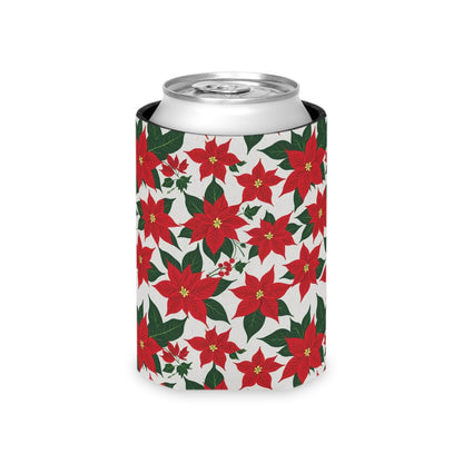 Poinsettia Floral Can Cooler BOGO 50% Off - DeRose Seasonal