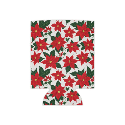 Poinsettia Floral Can Cooler BOGO 50% Off - DeRose Seasonal